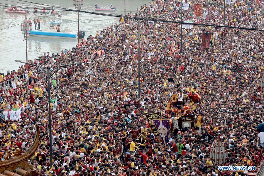 PHILIPPINES-MANILA-BLACK NAZARENE-ANNUAL FEAST