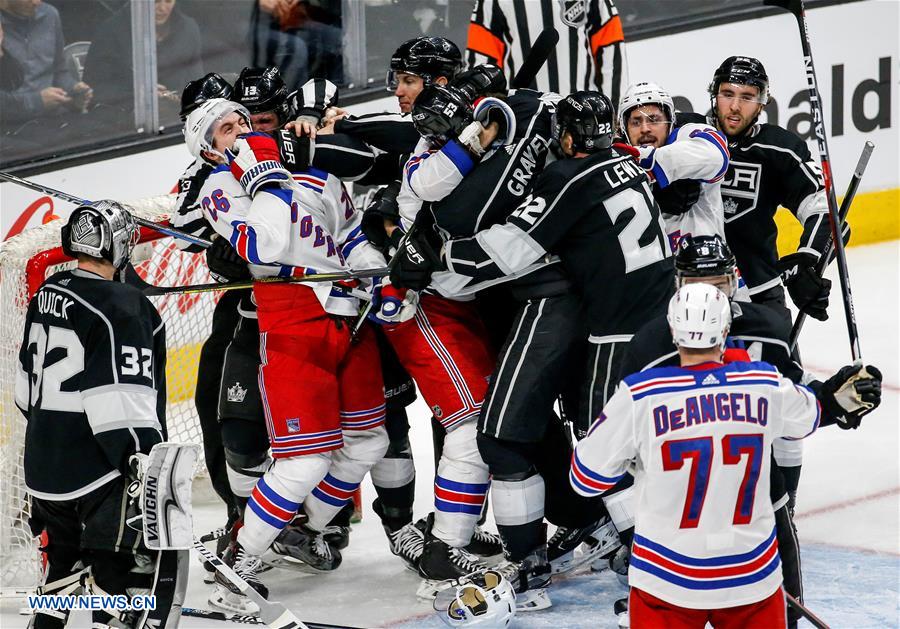 (SP)U.S.-LOS ANGELES-NHL-KINGS VS RANGERS