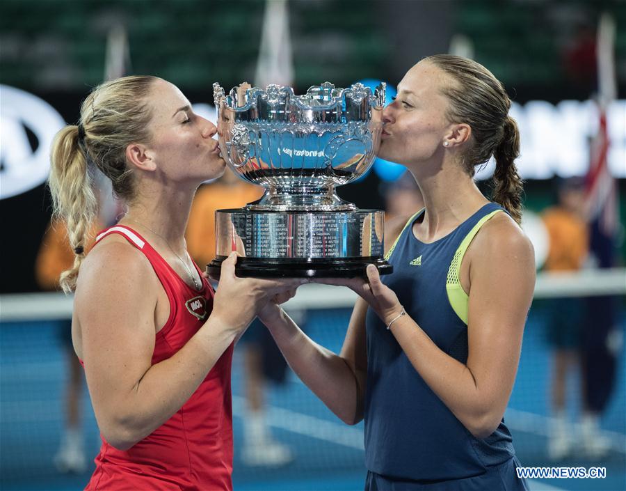 (SP)AUSTRALIA-MELBOURNE-TENNIS-AUSTRALIAN OPEN-WOMEN'S DOUBLES-FINAL