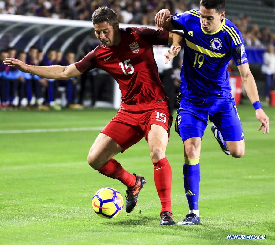 (SP)U.S.-LOS ANGELES-SOCCER-FRIENDLY MATCH-USA VS BIH