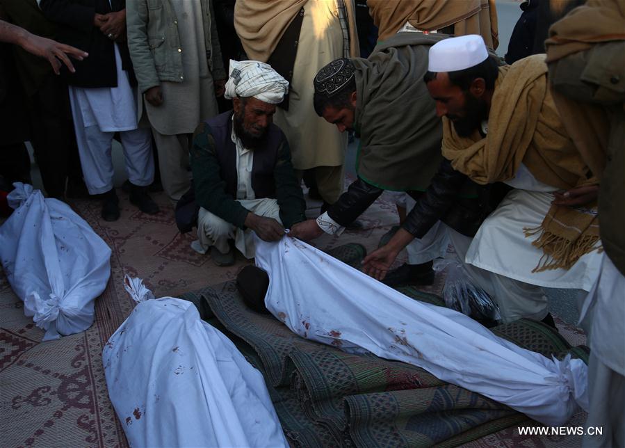 AFGHANISTAN-GHAZNI-AIRSTRIKE-CHILDREN