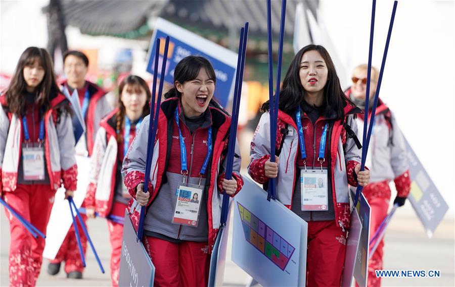 (SP)OLY-SOUTH KOREA-PYEONGCHANG-OPENING CEREMONY-VOLUNTEERS