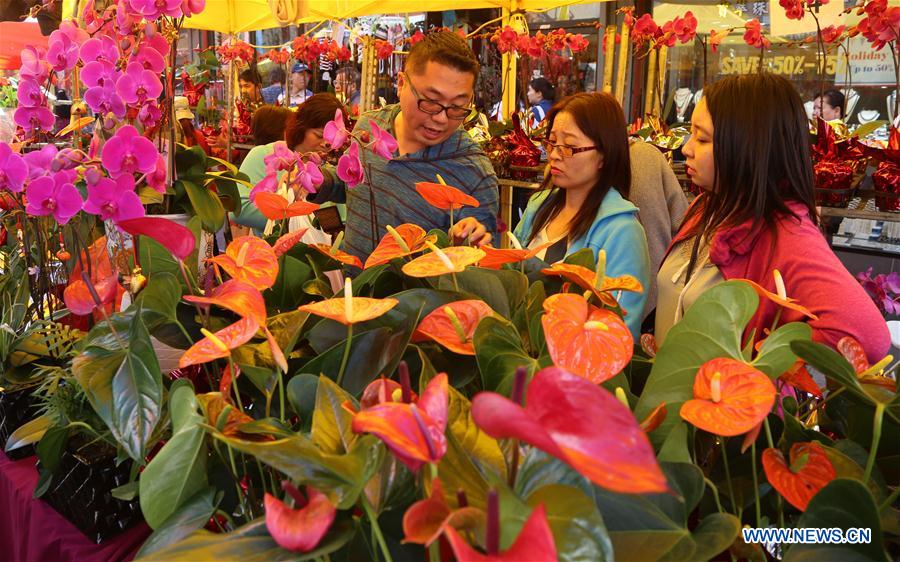 U.S.-SAN FRANCISCO-CHINESE NEW YEAR-FLOWER MARKET FAIR