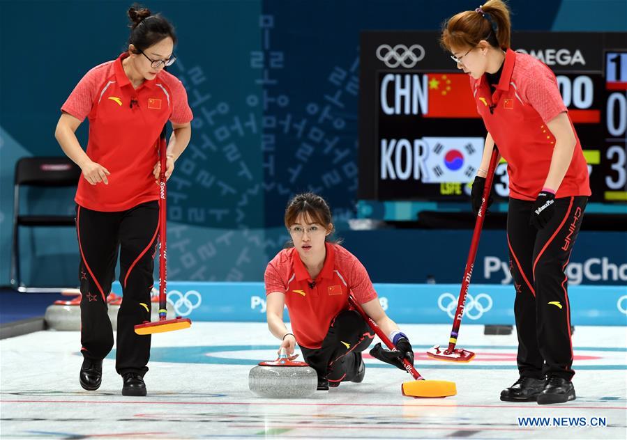 (SP)OLY-SOUTH KOREA-PYEONGCHANG-CURLING-WOMEN-ROUND ROBIN-CHN VS KOR 