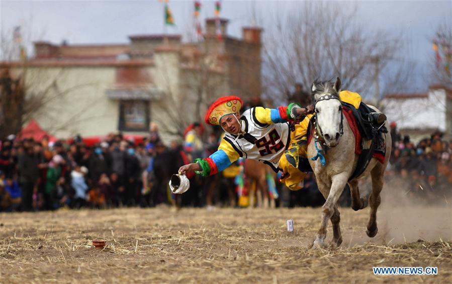 CHINA-TIBET-LHASA-EQUESTRIAN EVENT (CN)