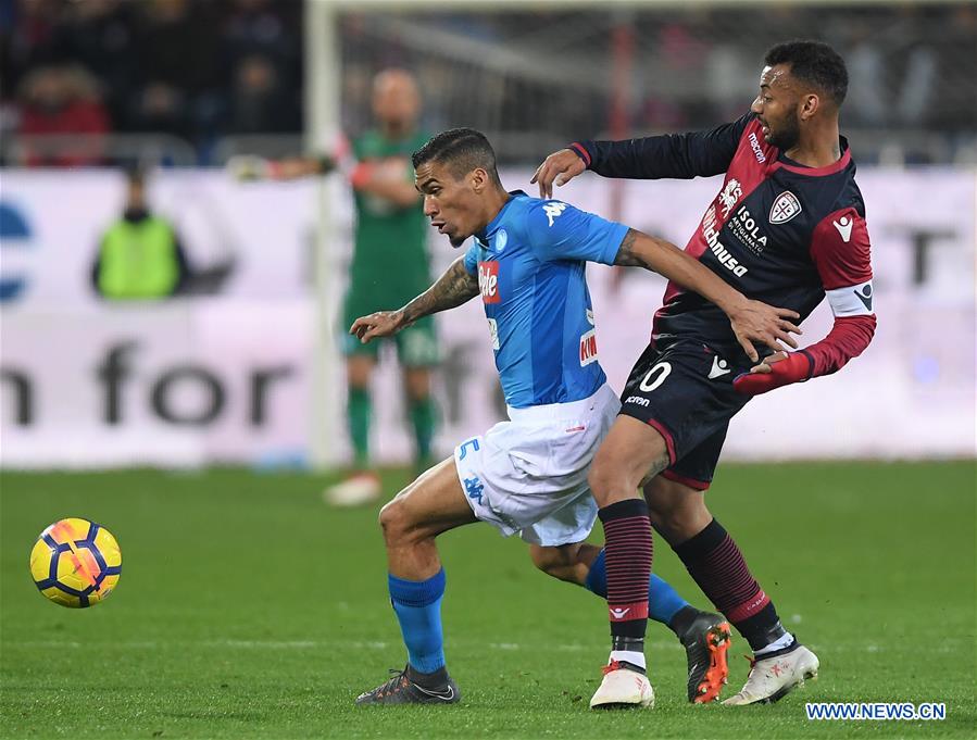 (SP)ITALY-CAGLIARI-SERIE A-NAPOLI-CAGLIARI