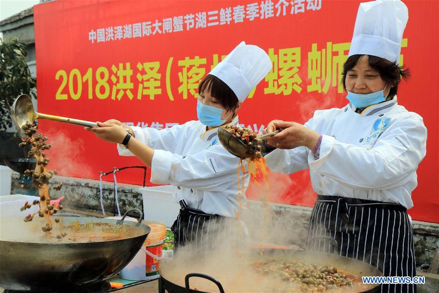 #CHINA-JIANGSU-RIVER SNAIL-GOURMET-FESTIVAL (CN)