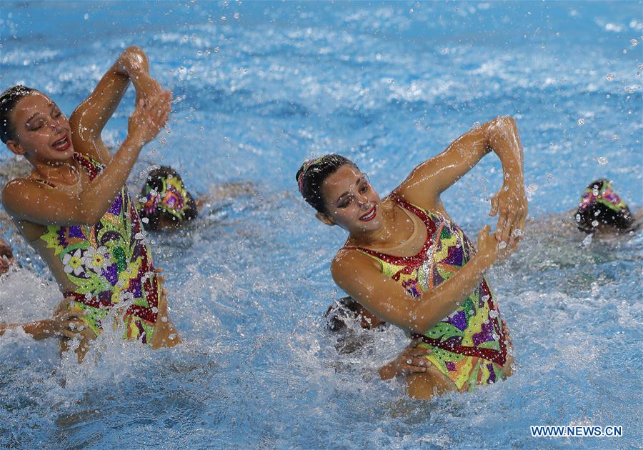 (SP)CHINA-BEIJING-FINA-ARTISTIC SWIMMING(CN)