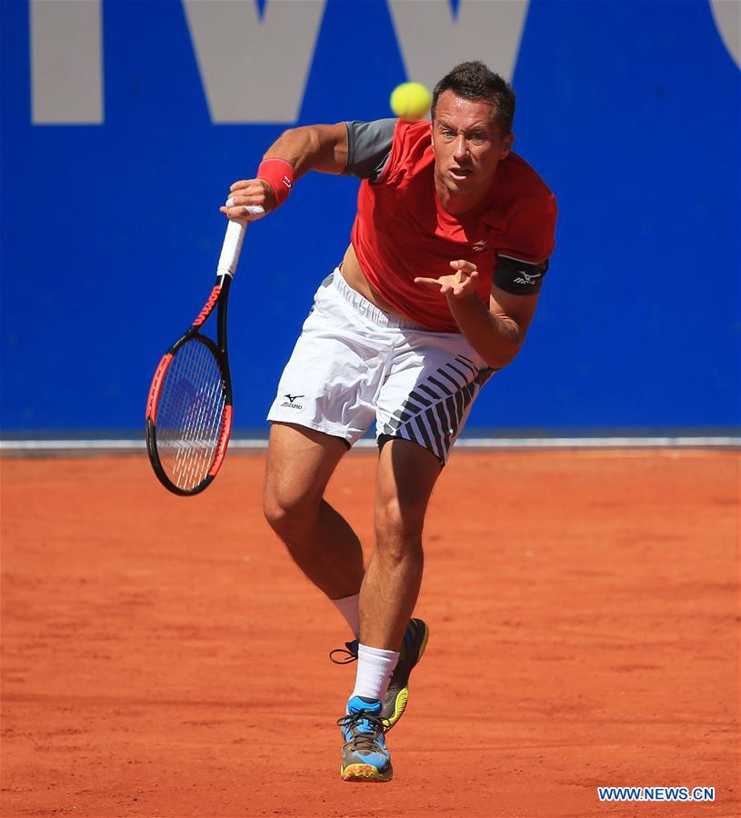 (SP)GERMANY-MUNICH-TENNIS-ALEXANDER ZVEREV VS PHILIPP KOHLSCHREIBER