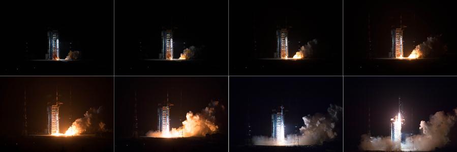 CHINA-TAIYUAN-GAOFEN-5 SATELLITE-LAUNCHED