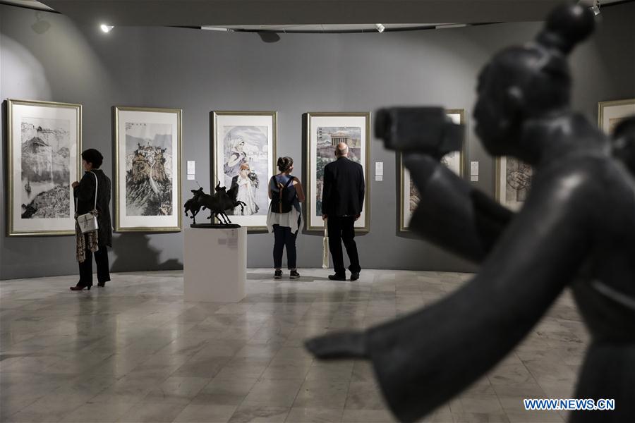 GREECE-THESSALONIKI-CHINA-ART-EXHIBITION