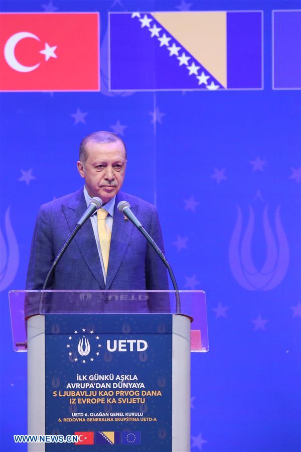 BOSNIA AND HERZEGOVINA-SARAJEVO-TURKEY-PRESIDENT-ELECTION RALLY