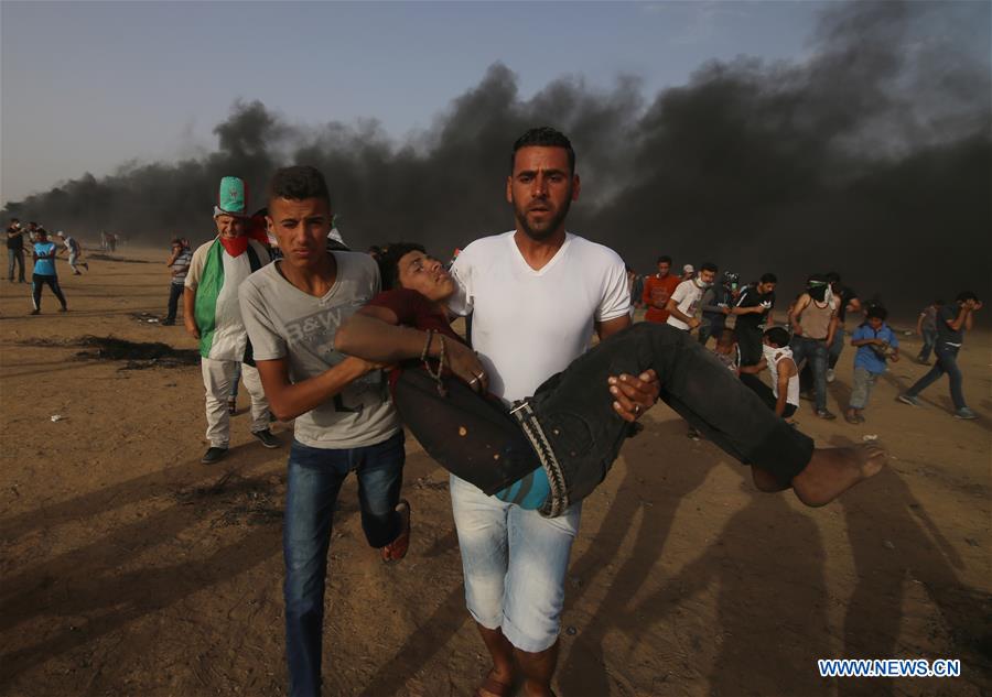 MIDEAST-GAZA-KHAN YOUNIS-CLASHES