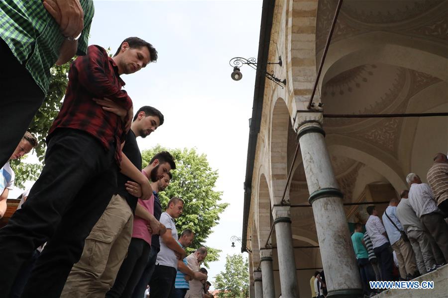 BOSNIA AND HERZEGOVINA-SARAJEVO-RAMADAN-FRIDAY PRAYER