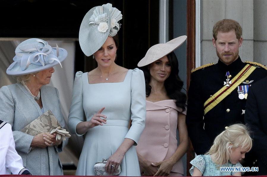 BRITAIN-LONDON-TROOPING THE COLOUR