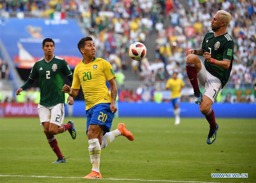 (SP)RUSSIA-SAMARA-2018 WORLD CUP-ROUND OF 16-BRAZIL VS MEXICO