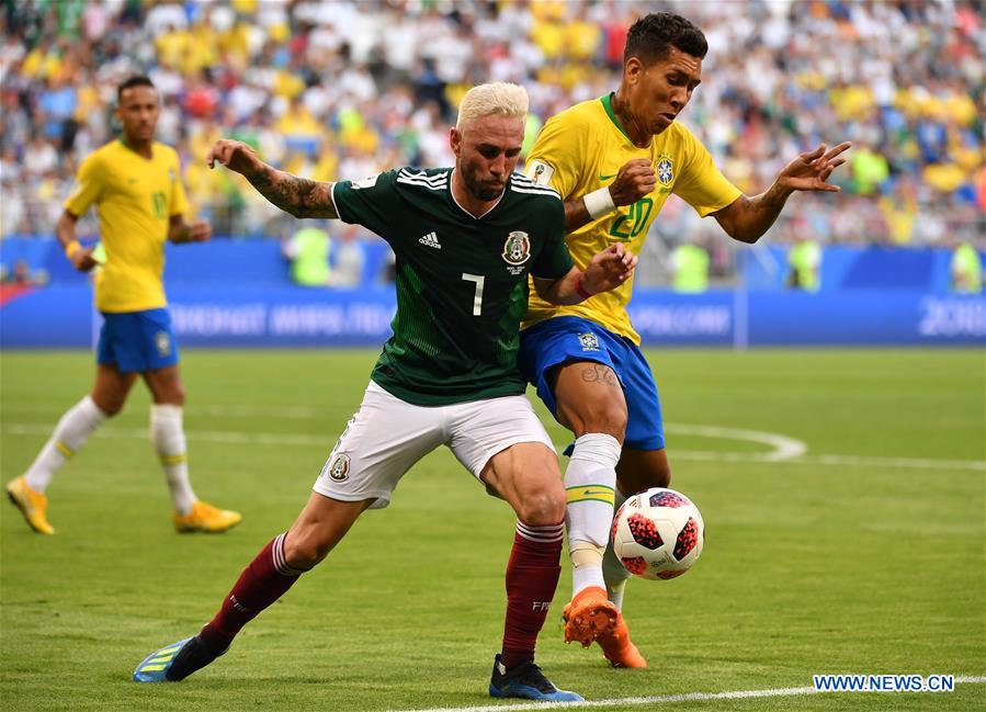 (SP)RUSSIA-SAMARA-2018 WORLD CUP-ROUND OF 16-BRAZIL VS MEXICO