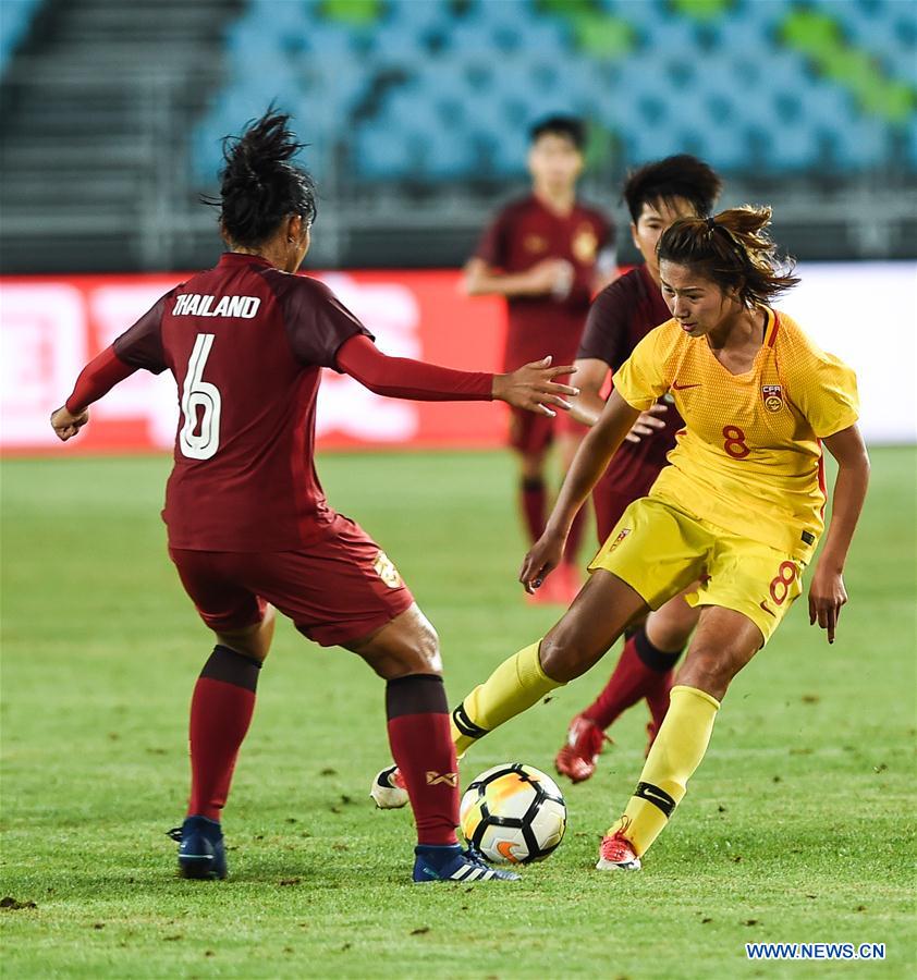 (SP)CHINA-DUYUN-FOOTBALL-INTERNATIONAL WOMEN'S YOUTH