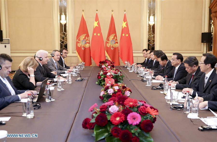 BULGARIA-SOFIA-LI KEQIANG-MONTENEGRO PM-MEETING 