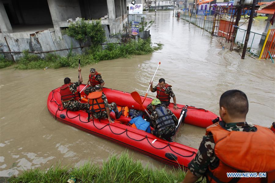 NEPAL-BHAKTAPUR-FLOOD-RAIN