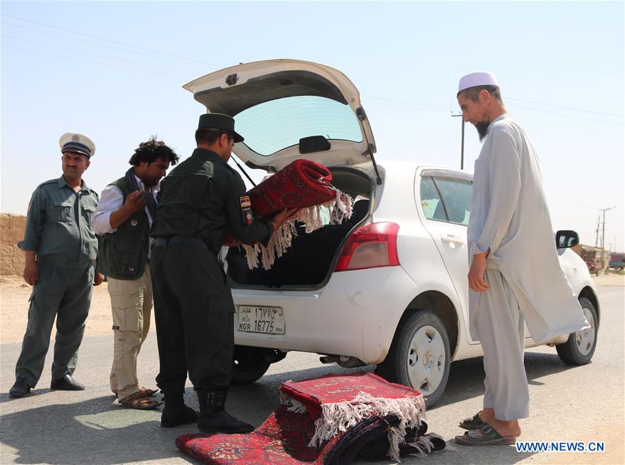 AFGHANISTAN-JAWZJAN-SECURITY CHECKPOINT