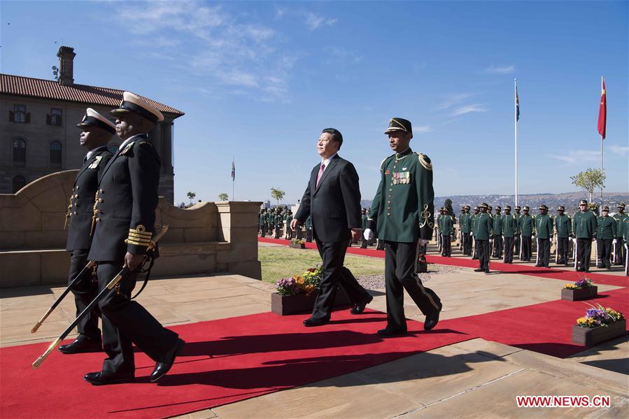 SOUTH AFRICA-PRETORIA-CHINA-XI JINPING-CYRIL RAMAPHOSA-TALKS