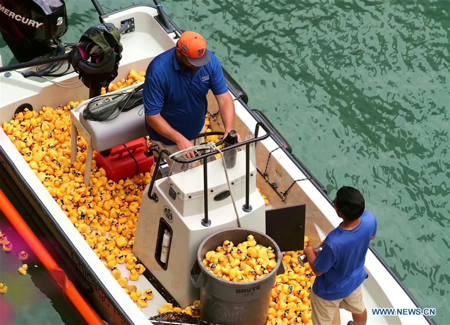 U.S.-CHICAGO-RUBBER DUCKY DERBY-CHARITY