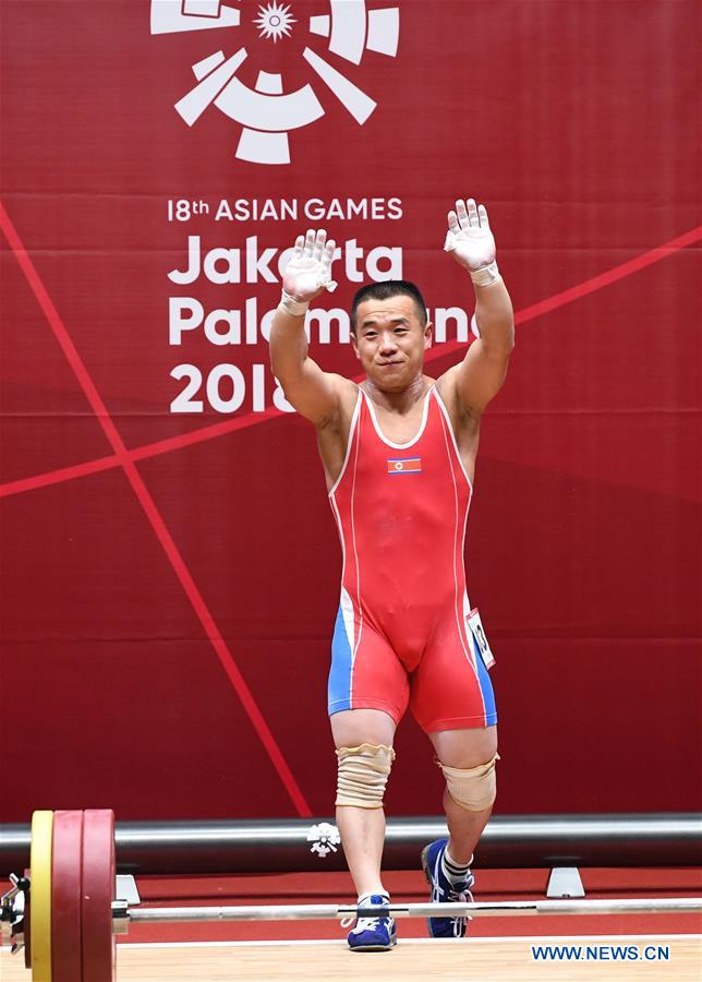 (SP)INDONESIA-JAKARTA-ASIAN GAMES-WEIGHTLIFTING