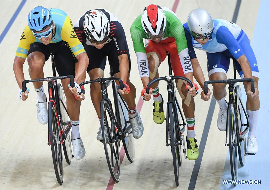 (SP)INDONESIA-JAKARTA-ASIAN GAMES-CYCLING TRACK-MEN'S OMNIUM