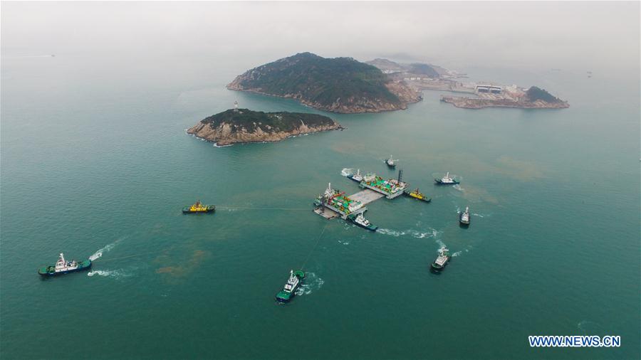 CHINA-HONG KONG-ZHUHAI-MACAO BRIDGE-CONSTRUCTION (CN)