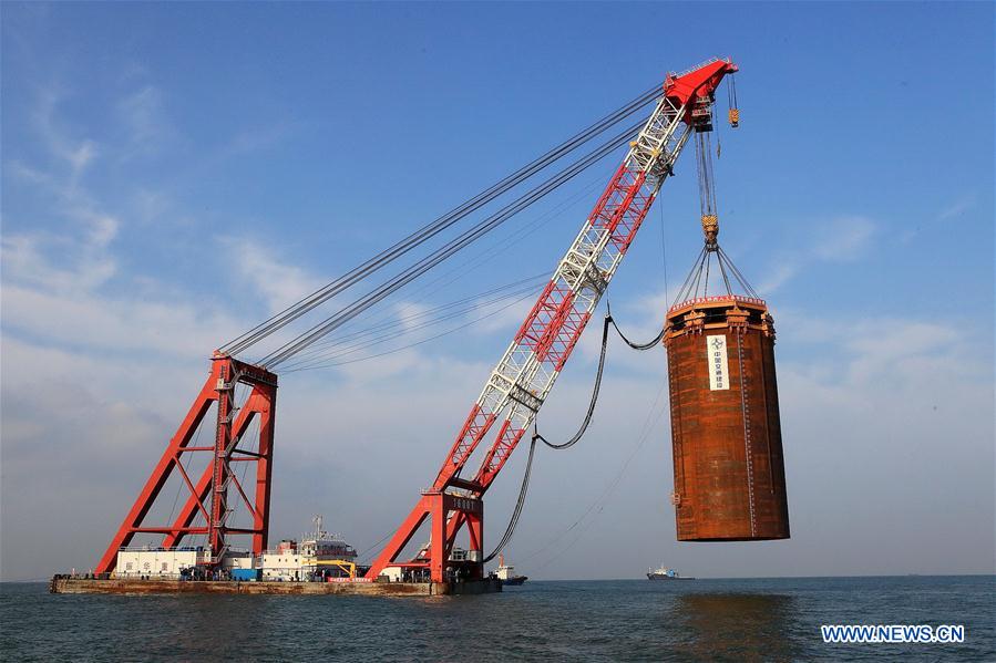 CHINA-HONG KONG-ZHUHAI-MACAO BRIDGE-CONSTRUCTION (CN)