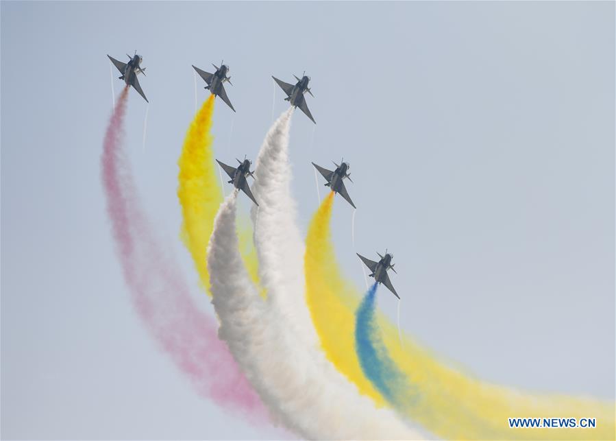 CHINA-GUANGDONG-ZHUHAI-AIRSHOW-OPENING-PERFORMANCE