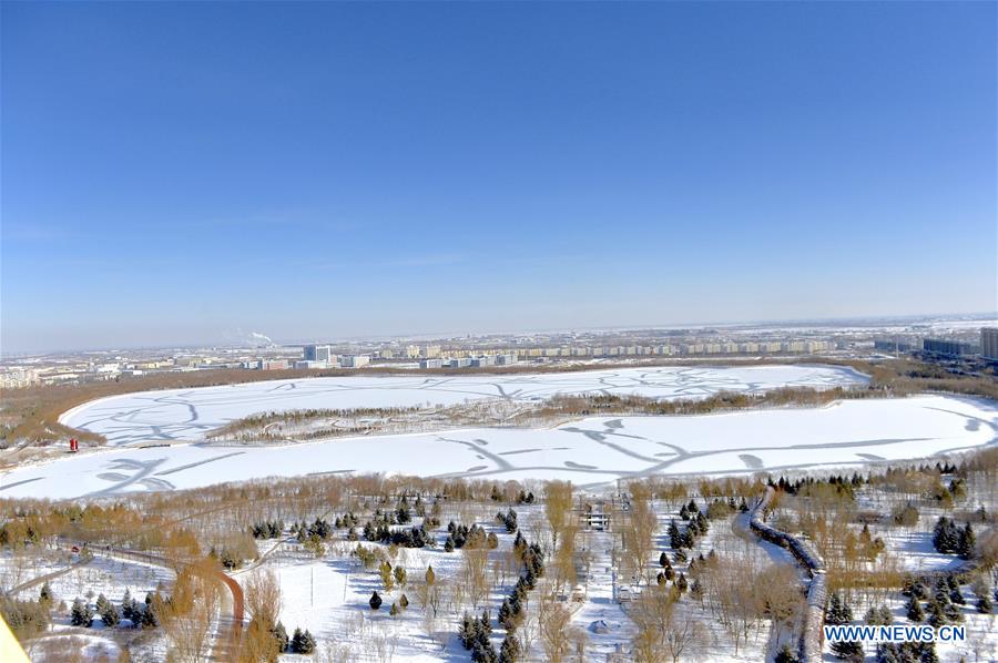 CHINA-GANSU-JIAYUGUAN-SNOW-SCENERY (CN)