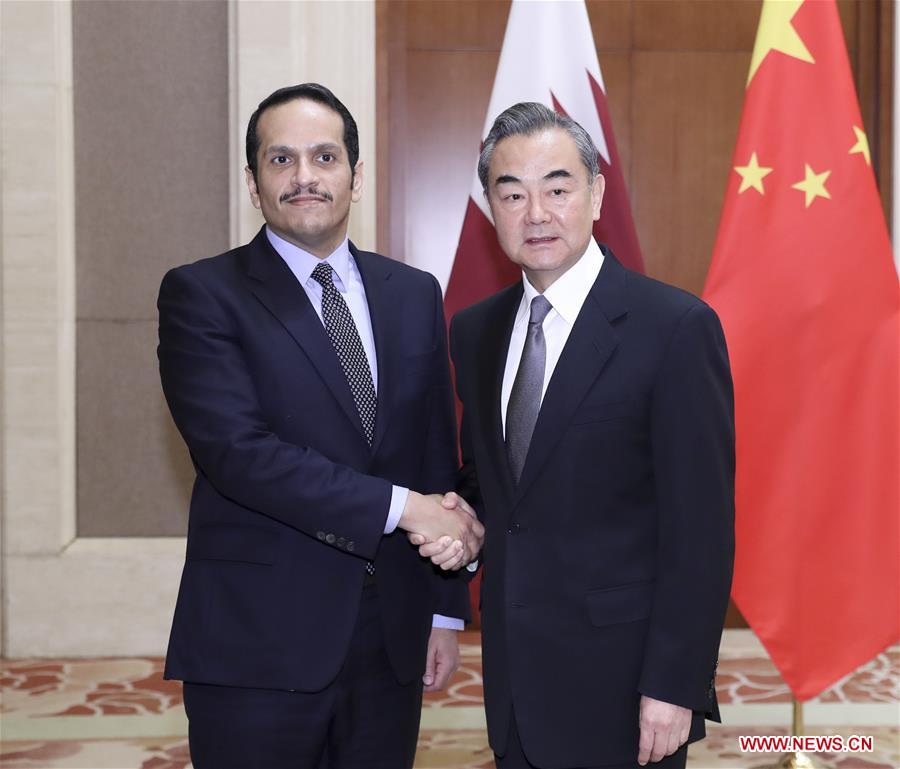 CHINA-BEIJING-WANG YI-QATAR-DEPUTY PM-STRATEGIC DIALOGUE MECHANISM-MEETING (CN)