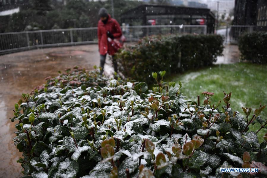 TURKEY-ISTANBUL-SNOW