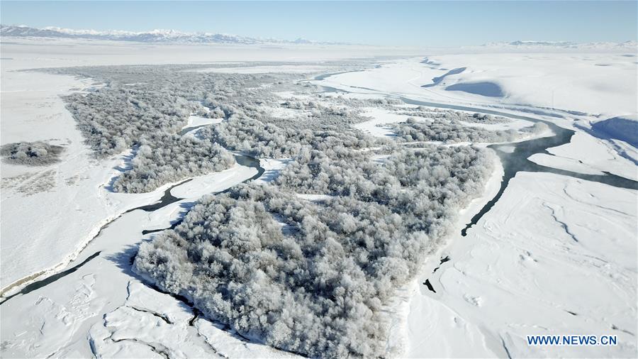 CHINA-XINJIANG-ZHAOSU-SNOW-SCENERY (CN)