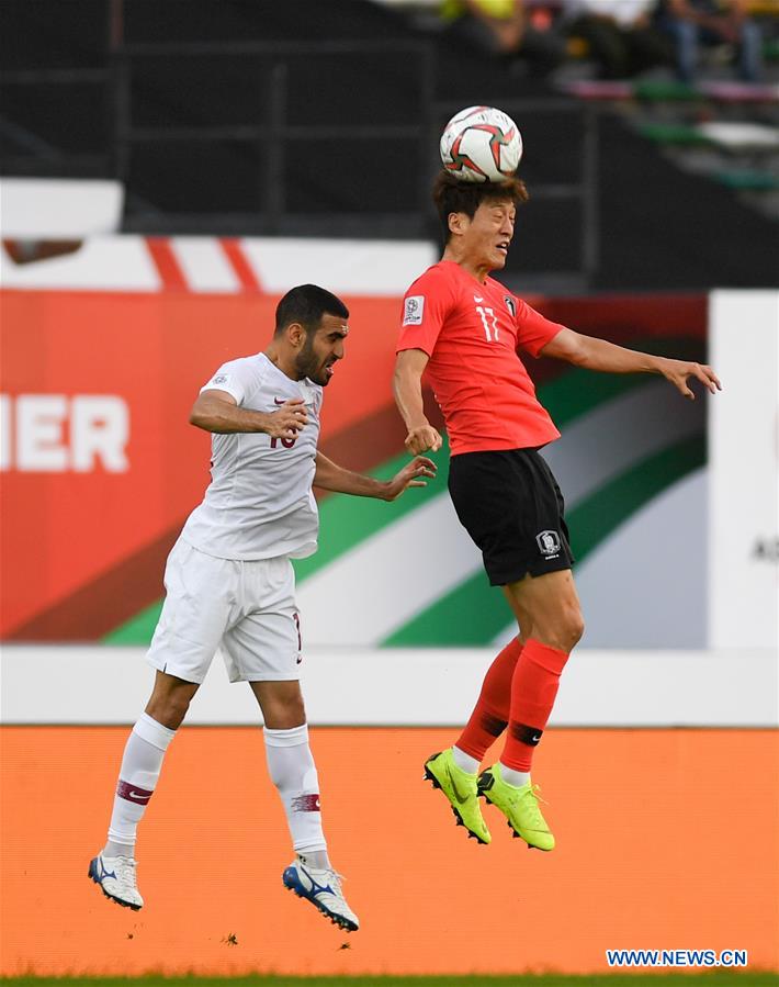 (SP)UAE-ABU DHABI-SOCCER-AFC ASIAN CUP 2019-QUARTERFINAL-KOR VS QAT