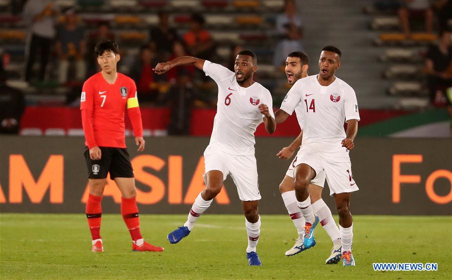 (SP)UAE-ABU DHABI-SOCCER-AFC ASIAN CUP 2019-QUARTERFINAL-KOR VS QAT