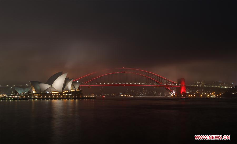 AUSTRALIA-SYDNEY-BRIDGE-CHINESE NEW YEAR-CELEBRATION