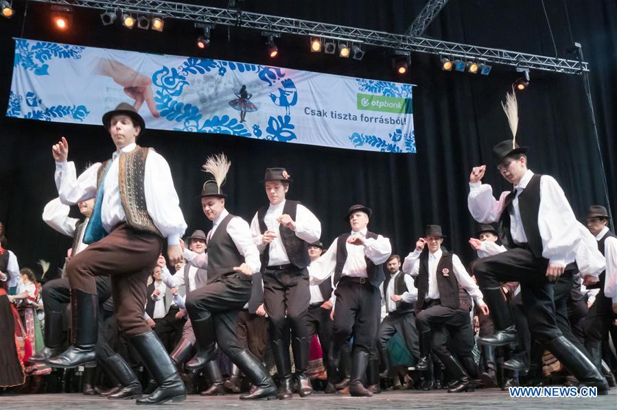 HUNGARY-BUDAPEST-FOLK DANCE FESTIVAL