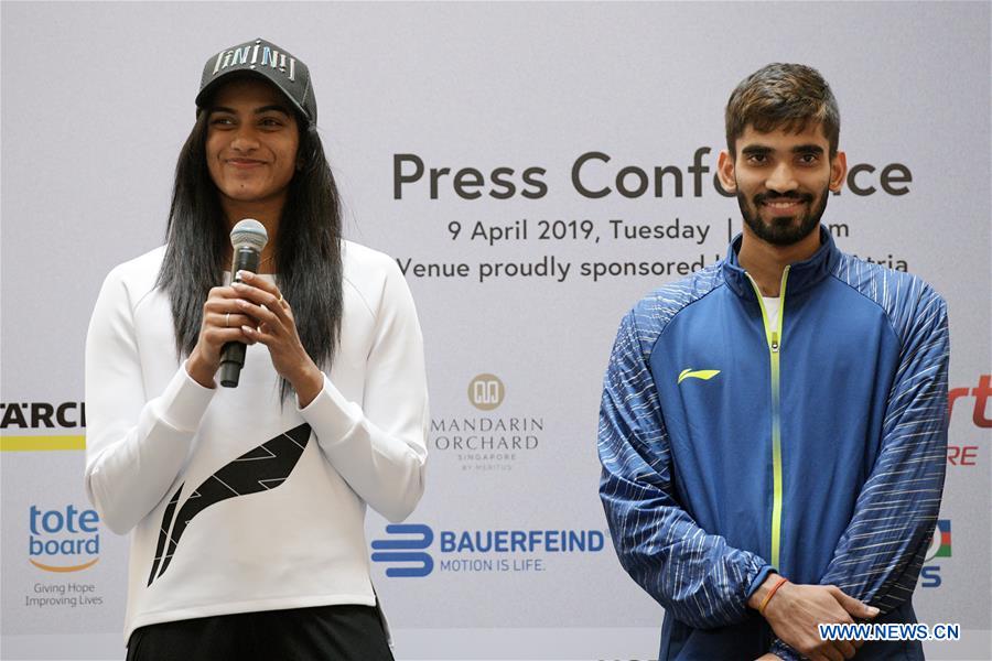 (SP)SINGAPORE-BADMINTON-SINGAPORE OPEN-PRESS CONFERENCE