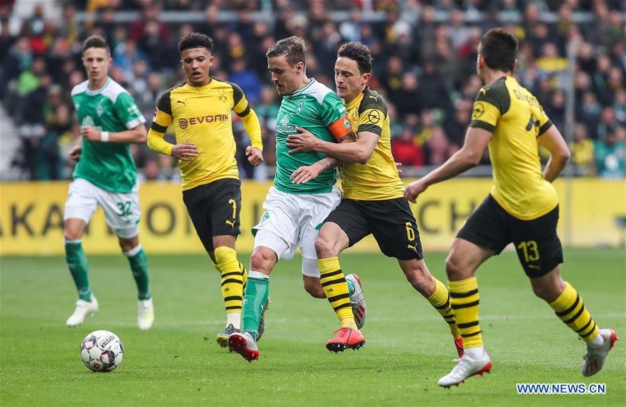 (SP)GERMANY-BREMEN-SOCCER-BUNDESLIGA-BREMEN VS DORTMUND