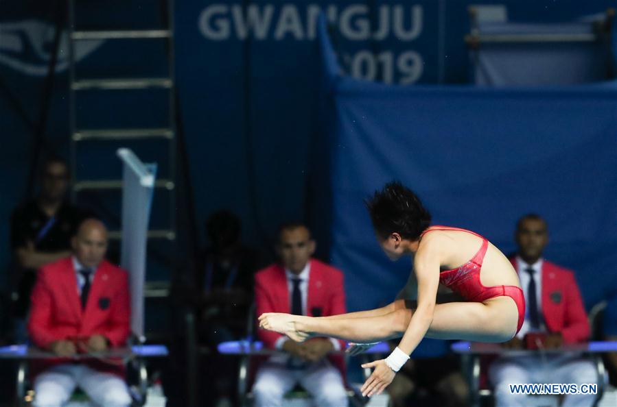 (SP)SOUTH KOREA-GWANGJU-FINA WORLD CHAMPIONSHIPS-WOMEN'S 10M PLATFORM FINAL