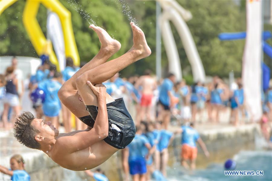 CROATIA-ZADAR-MILLENNIUM JUMP