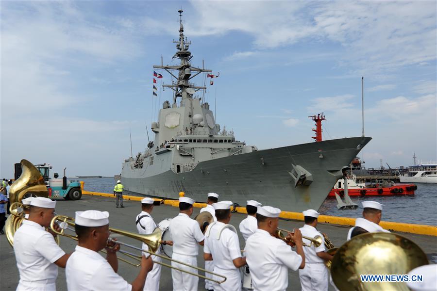 PHILIPPINES-MANILA-SPANISH NAVY-MENDEZ NUNEZ-ARRIVAL