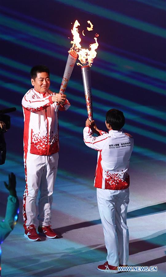 (SP)CHINA-WUHAN-7TH MILITARY WORLD GAMES-OPENING CEREMONY