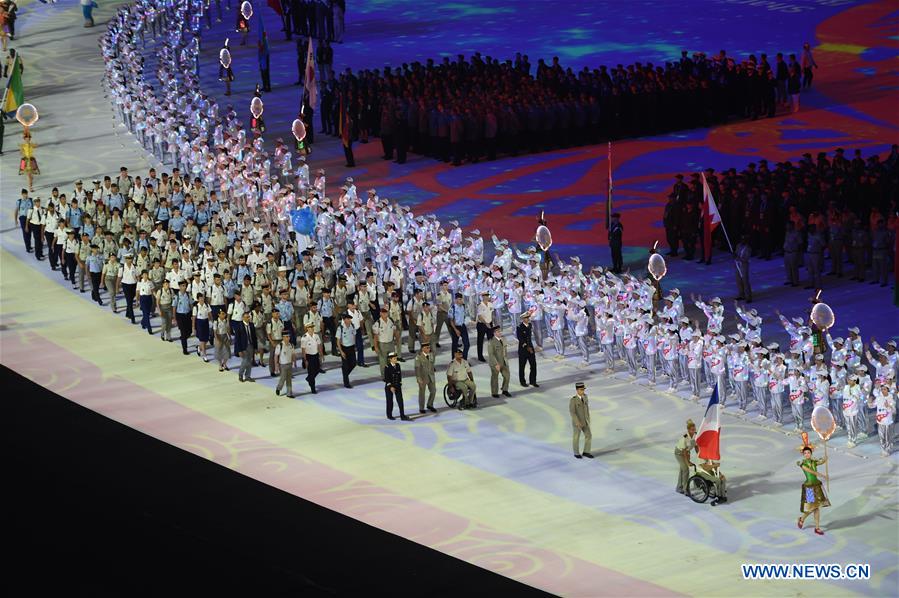 (SP)CHINA-WUHAN-7TH MILITARY WORLD GAMES-OPENING CEREMONY