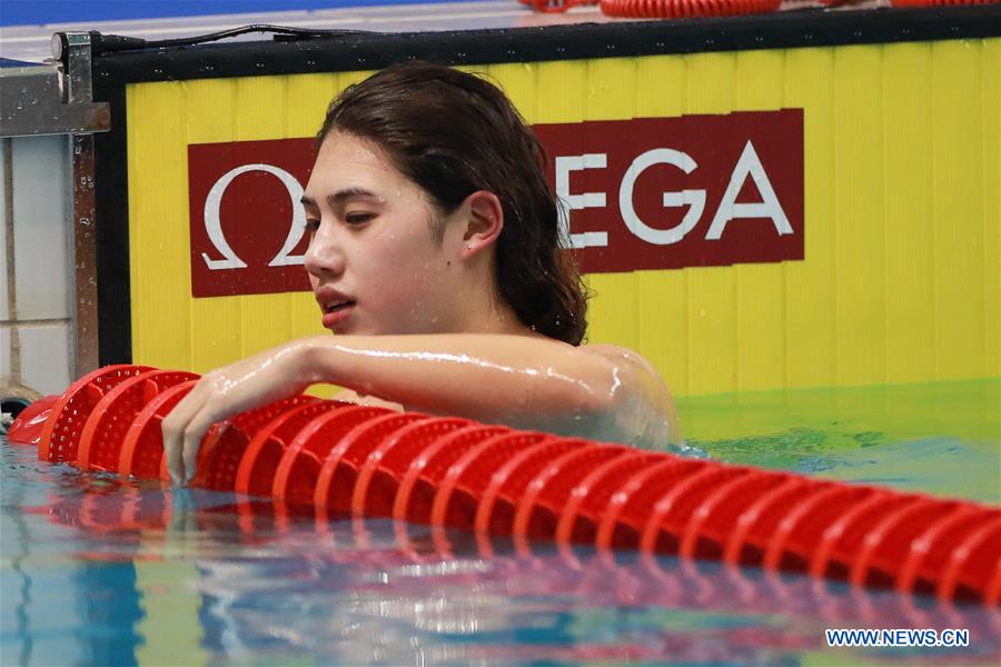 (SP)CHINA-WUHAN-7TH MILITARY WORLD GAMES-SWIMMING-WOMEN'S 100M BUTTERFLY(CN)