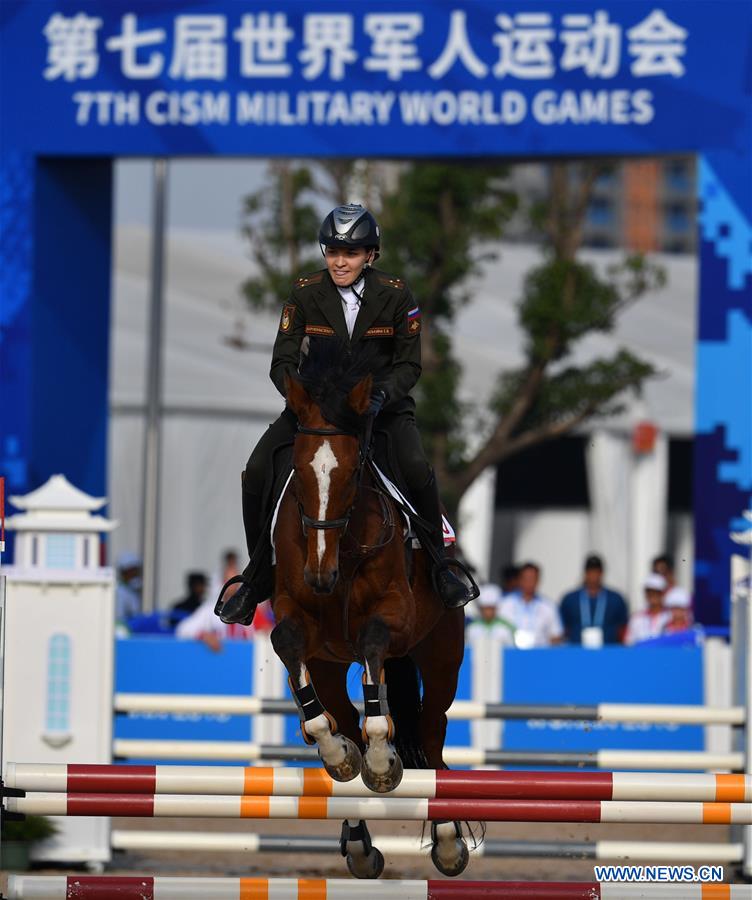 (SP)CHINA-WUHAN-7TH MILITARY WORLD GAMES-MODERN PENTATHLON