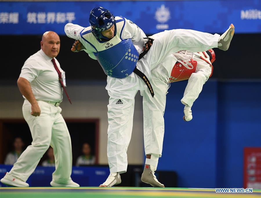 (SP)CHINA-WUHAN-7TH MILITARY WORLD GAMES-TAEKWONDO